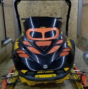 Black Headlight Covers (8 Different Colors) Fits Ski-Doo ZX 213 Parts - Picture 1 of 2