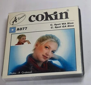 COKIN CREATIVE FILTER A SERIES SYSTEM A077 Center Spot Wide Angle Blue Filter - Picture 1 of 4