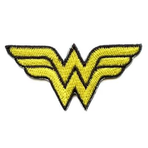 Small DC Comics Wonder Woman Logo Iron on Patch - Picture 1 of 1