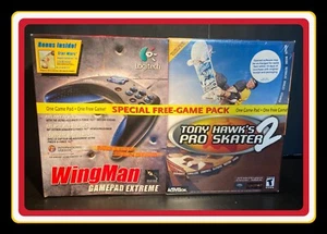 NEW! Logitech Wingman GAMEPAD EXTREME 2 GAME PACK Tony Hawk + StarWars 3D Sealed - Picture 1 of 17