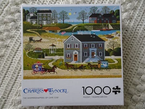 NIB Charles Wysocki THE WHIPPERSNAPPERS OF CAPE COD puzzle Buffalo 1000 piece - Picture 1 of 3