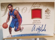 2007 UD SP Authentics Gold Foil #/599 Arron Afflalo #134 Rookie Auto RC RPA Card