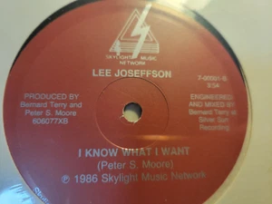 LEE JOSEFFSON I KNOW WHAT I WANT NEW SEALED SKYLIGHT MUSIC NETWORK - Picture 1 of 3