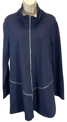 Chaqueta para mujer Joseph Ribkoffs azul viscosa talla 6 Foto 1 de 4