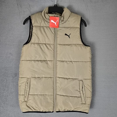 Chaleco Puma Puffer Niños Grande 14-16 Tostado Sin Mangas Niños Ropa Activa Nuevo con Etiquetas Foto 1 de 4