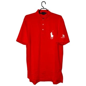 Polo Ralph Lauren Golf Performance Big Pony Men’s Orange Polo Shirt Size M - Picture 1 of 8