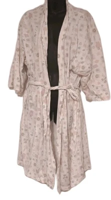 гранатовый холм пижамы халат %100 хлопок уютный принт женский размер маленький - Изображение 1 из 4