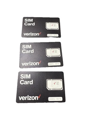 Verizon 5G SIM Card  Nano Sim-3 Pack - Image 1 of 2