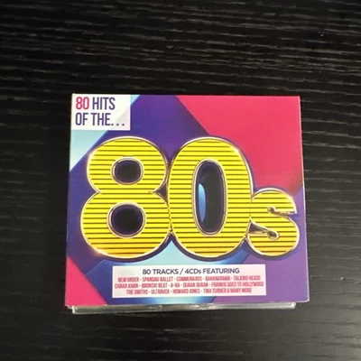 80 HITS OF THE 80s-4 CD DIGIPAK SET-AUSTRALIA-A-HA-NEW ORDER-SMITHS-SPECIAL AKA - image 1 of 4