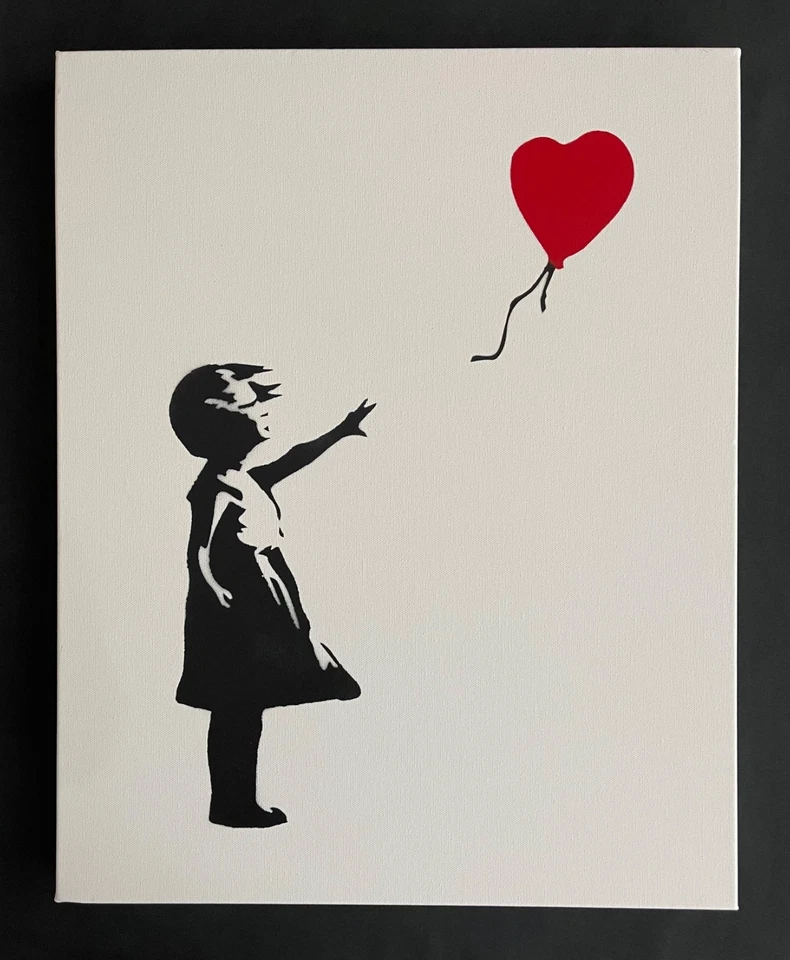 Banksy Rare Large Dismaland Painting 2015 with  paperwork - Image 1 of 4