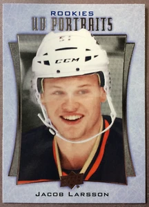 2016-17 Upper Deck Portraits Rookies #P-82 Jacob Larsson Anaheim Ducks RC - Picture 1 of 1