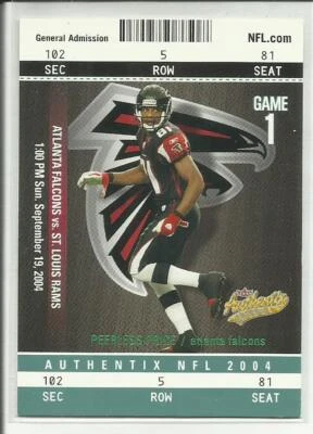 2004 Fleer Authentix General Admissions #55 Peerless Price ATL Falcons 093/1000 - Image 1 of 2