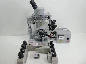 RARE ! LEITZ Großfeld Stereomikroskop m. viele Zubehör SAMMLER Zustand PRIVATE ! - Bild 1 von 21