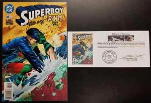 Superboy (1994) #30 SIGNED by Tom Grummett with Notarized Witness of Signature - Picture 1 of 5