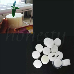 50pcs White Clone Cloning Collar Sponge Insert Hydroponic Root Guard Mesh Pot - Picture 1 of 13