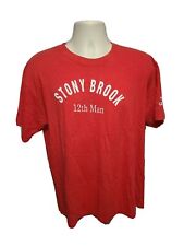 Stony Brook University Seawolves 12th Man Adult Large Red TShirt