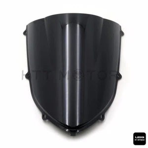 ESCUDO PARABRISAS TRANSPARENTE DOBLE BURBUJA NEGRO PARA 2004-2005 KAWASAKI ZX10R - Imagen 1 de 9