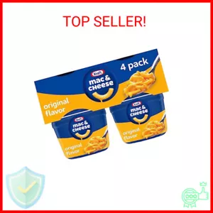 Kraft Original Mac & Cheese Macaroni and Cheese Dinner, 4 ct Pack, 2.05 oz Cups - Picture 1 of 2