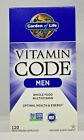 Vitamin Code Men 120 Capsule Garden of Life Raw Wholefood Multivitamin Vitamin C