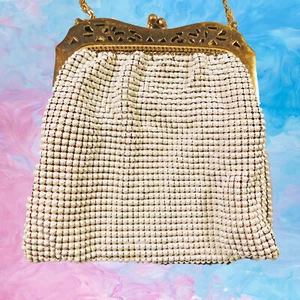 Antique Whiting & Davis Tiled Mesh Purse c1925 Signed - Picture 1 of 7