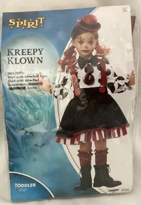 Spirit Costume Toddler Girl Size 5T-6T Kreepy Klown Party Halloween NEW - Picture 1 of 2