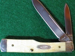 Case XX USA 4 dot W6215SS Gunstock made in 1986 with jigged White Bone - Picture 1 of 11