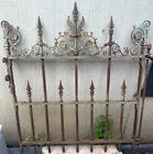 Antique Wrought Iron Gate King Williams Home Riveted Gate Pc Of Art 35 W X 40 H