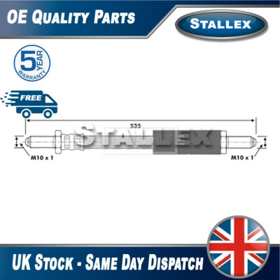 Manguera de freno delantera para Ford Granada 1977-1985 Stallex 6061184 Foto 1 de 4