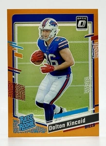 2023 Donruss Optic Orange Prizm #211 Dalton Kincaid RC 122/249 Buffalo Bills - Picture 1 of 2