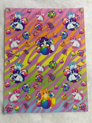 Pegatinas Lisa Frank vintage raras (S215) gatos y gatitos Foto 1 de 2