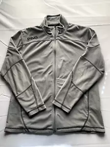 Ping Profoemance Mens Golf Grey full zip jacket size M - Picture 1 of 9