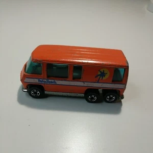 VINTAGE 1976 HOT WHEELS GMC MOTOR HOME - ORANGE - PALM BEACH - LOOSE - Picture 1 of 6