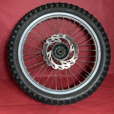 92-94 CR250R CR 250 1993 llanta delantera radios centrales buje husillo rotor neumático Foto 1 de 4