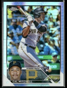 2023 TOPPS CHROME CAL MITCHELL RC PITTSBURGH PIRATES #108 - Picture 1 of 2