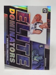 2019-20 Donruss Optic Elite Dominators Holo #24 Kristaps Porzingis Mavericks - Picture 1 of 2
