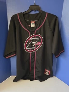 VINTAGE Reebok Allen Iverson Baseball Jersey Men's X-Large Black - Picture 1 of 5
