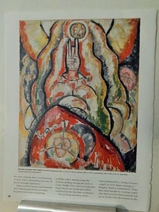 MARSDEN HARTLEY ART PIECE ORIG VTG 2021 ADVERTISEMENT, - Picture 1 of 1
