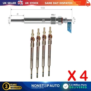 4x bujías incandescentes para VW Amarok Arteon Phaeton 03L963319A - Imagen 1 de 7