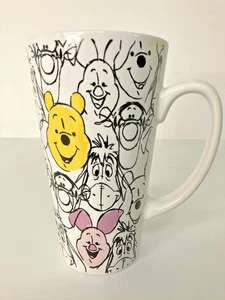 Winnie the Pooh and Friends Faces Coffee Mug ~ Disney 6" Tall - Picture 1 of 13