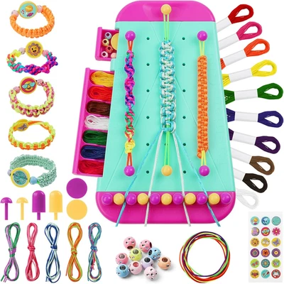 Kit per Braccialetti Ragazza, DIY Kit Di Braccialetti Dell'Amicizia, Arti E Mest - Immagine 1 di 4