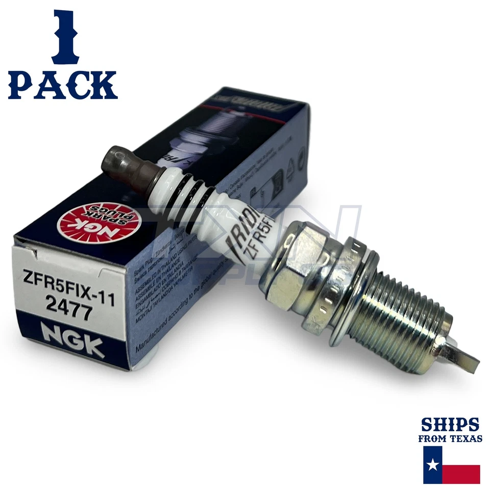 Paquete de 1 bujías NGK Iridium IX 2477 ZFR5FIX-11 Foto 1 de 3