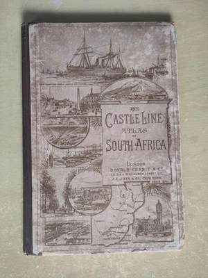 Antiguo Atlas Sudáfrica Union Castle Travel Atlas 1895 Foto 1 de 4