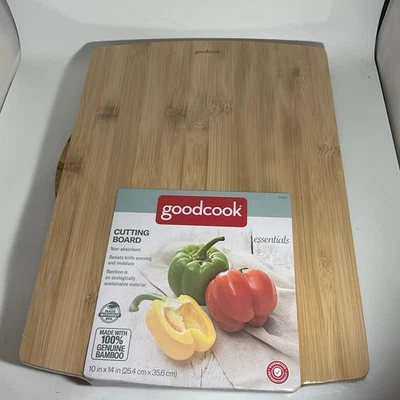 Good Cook Bamboo Cutting Board New Sealed 10” X 14” - Image 1 of 4