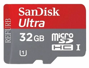 SanDisk Ultra 32GB Micro SD Card SDHC Class 10 UHS-I Speicher karte - Picture 1 of 3