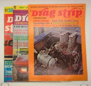 Drag Strip Magazine Single Back Issues (Kimtex, 1967-1968) - Imagen 1 de 1