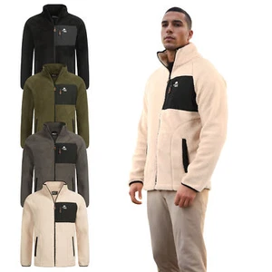 Arctic Seven Herren Sherpa Fleecejacke Frühling Übergangs Fleece Jacke AS415 NEU - Bild 1 von 22