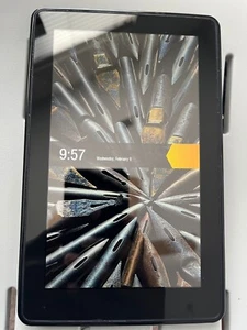 Amazon Kindle Fire 1st Generation 5.37GB, (Master Reset), 7in - Black - Picture 1 of 6
