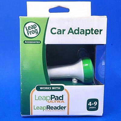 Adaptador de coche LEAP FROG NUEVO para LEAP PAD ULTRA y LECTOR DE SALTOS cable de 6' sin enredos Foto 1 de 4