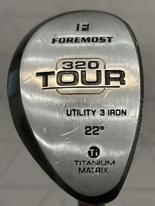 FOREMOST Titanium Matrix Tour 320 Utility 3 Iron 22° Steel Shaft 38.5” RH - Picture 1 of 13