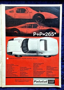 VW Porsche 904 originale Werbung 1964.......Palatal BASF - Picture 1 of 1